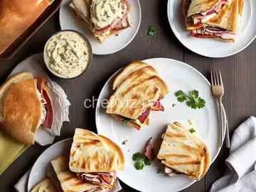 Turkey and Bacon Panini with Chipotle Mayonnaise