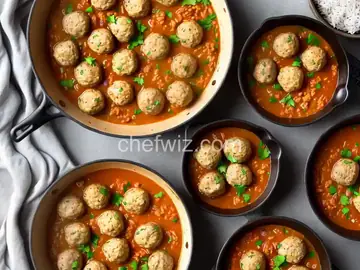 Turkey and Rice Meatballs (Albondigas)