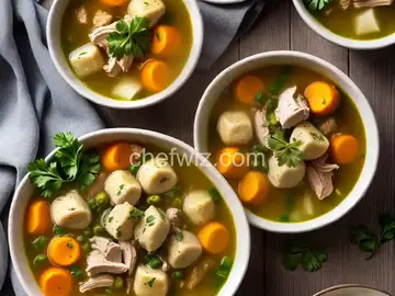 Turkey with Dumplings Soup