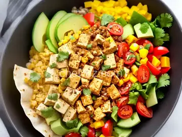 Ultimate Tofu Breakfast Burrito Bowls