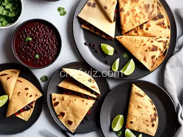 Vegan Black Bean Quesadillas