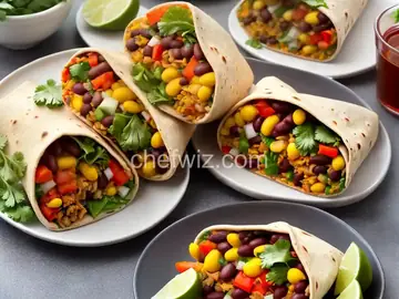 Vegetarian Bean Burritos