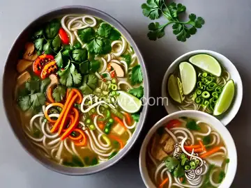 Vegetarian Pho (Vietnamese Noodle Soup)