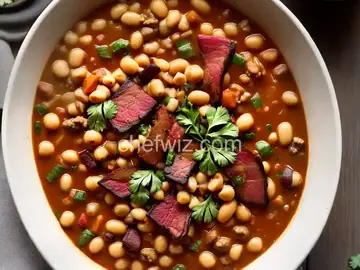 Venison-Bacon White Chili
