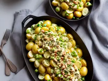 Warm Dijon Potato Salad