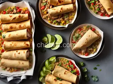 Yummy Chicken Burritos