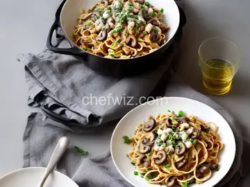10-Minute Mushroom Carbonara