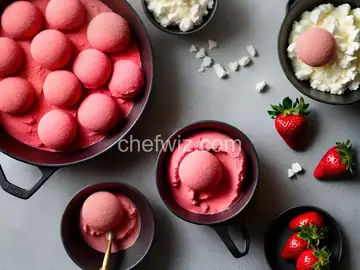 2-Ingredient Strawberry Sorbet