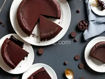 3-Ingredient Flourless Chocolate Cake