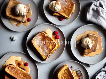 3-Ingredient Ice Cream French Toast