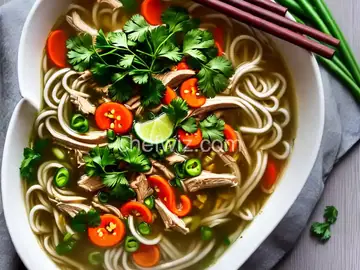 30-Minute Pressure Cooker Pho Ga (Vietnamese Chicken Noodle Soup) Recipe