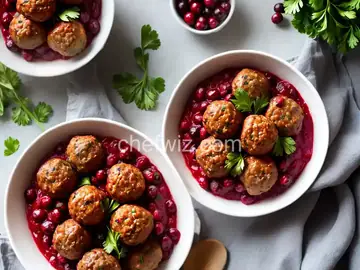4-Ingredient Cranberry Sauce Meatballs