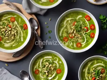 5-Ingredient Chicken Pesto Soup