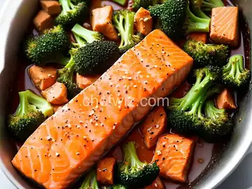 5-Ingredient Salmon and Broccoli Stir-Fry