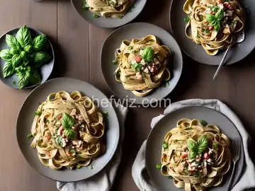 A Farewell to Basil Fettuccine