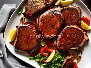 A.1. Sweet Fire Porterhouse Pork Chops