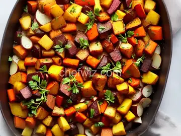 Absolutely Delicious Baked Root Vegetables