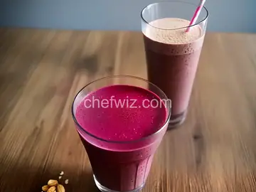 Acai-Peanut Protein Shake