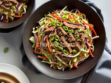 Addictive Asian Beef Slaw