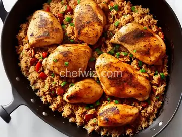 Adobo Seasoned Chicken and Rice