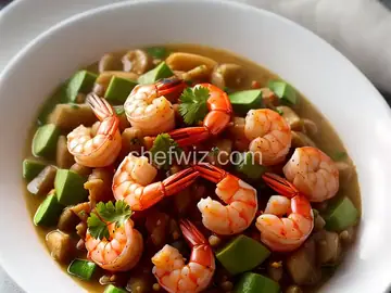 Agua Chile - shrimp in chile