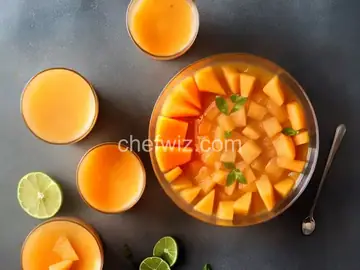 Agua de Melon (Cantaloupe Juice)