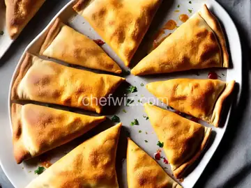 Air-Fried Chicken Calzone