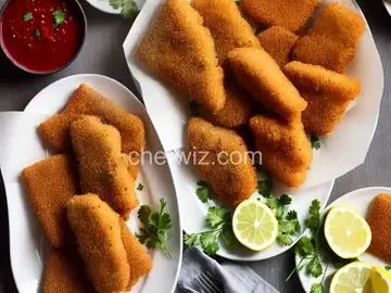 Air-Fried Crumbed Fish