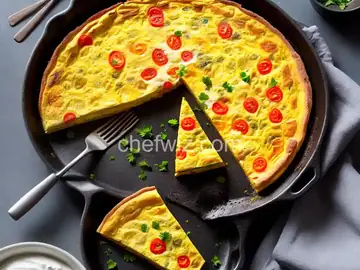 Air-Fried Greek Yogurt Frittata