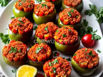 Air-Fried Italian Stuffed Tomatoes