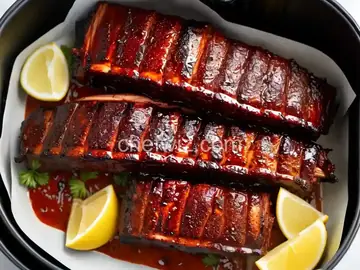 Air Fryer BBQ Baby Back Ribs