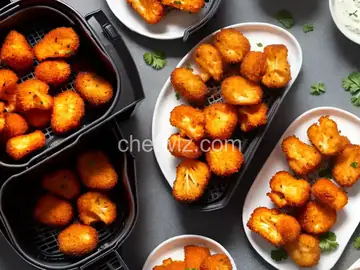 Air Fryer Buffalo Cauliflower Bites