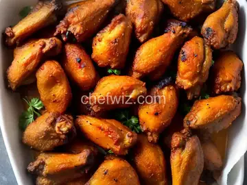 Air Fryer Buffalo Mushroom "Wings"
