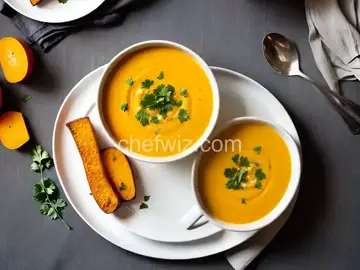 Air Fryer Butternut Squash Soup