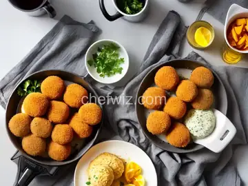 Air Fryer Chicken Kiev Balls