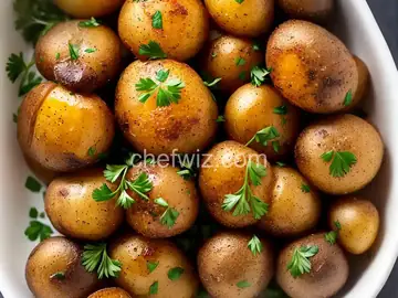 Air Fryer Garlic and Parsley Baby Potatoes