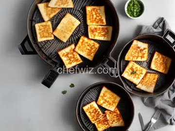 Air Fryer Halloumi Cheese