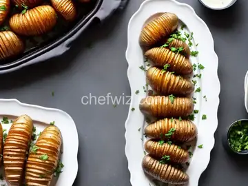 Air Fryer Hasselback Potatoes