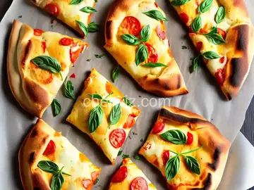 Air Fryer Mini Pizza Calzones