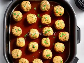 Air Fryer Mini Swedish Meatballs