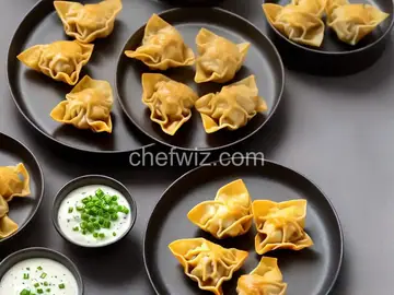 Air Fryer Pork Wontons