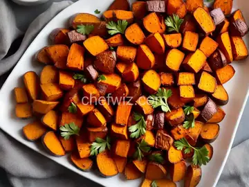 Air Fryer Roasted Sweet Potatoes