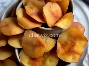 Air Fryer Salt and Vinegar Potato Chips