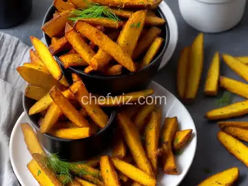 Air Fryer Spicy Dill Pickle Fries