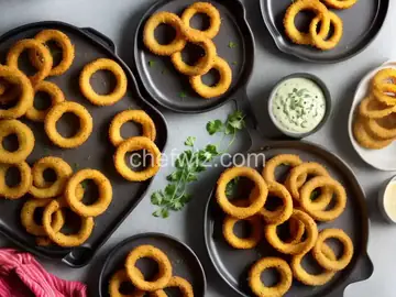 Air Fryer Spicy Onion Rings