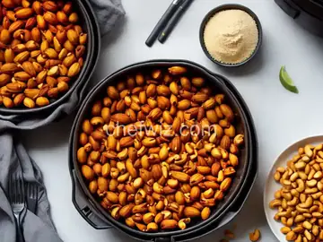 Air Fryer Spicy Roasted Peanuts