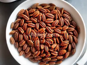 Air Fryer Sugared Pecans