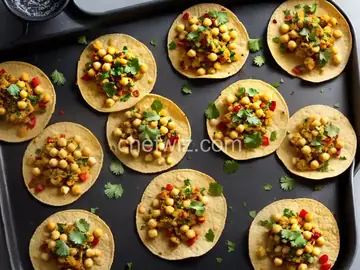 Air Fryer Vegetarian Cauliflower and Chickpea Tacos