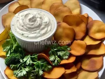 Air Fryer Veggie Chip Medley
