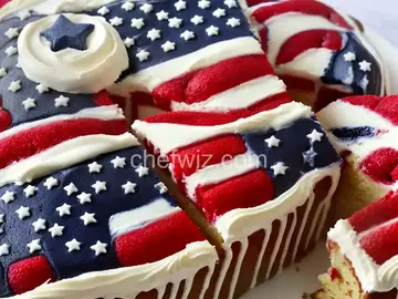 All-American Flag Cake